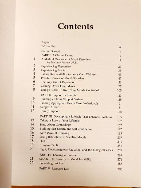The Depression Workbook - A Guide for Living with Depression and Manic Depression: Mathew McKay