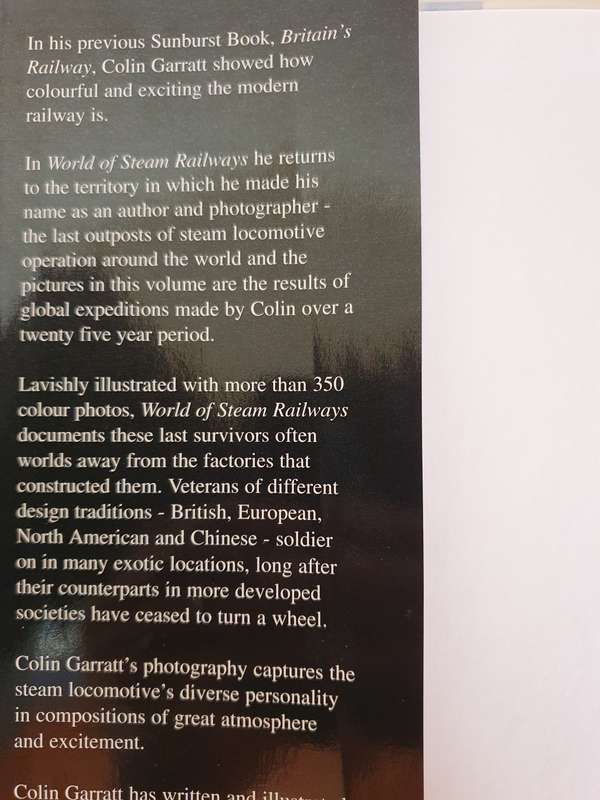 World of Steam Railways : Colin Garratt (Hardcover)