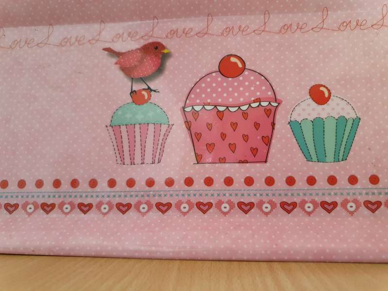 Pink Melamine Cupcake Serving Tray