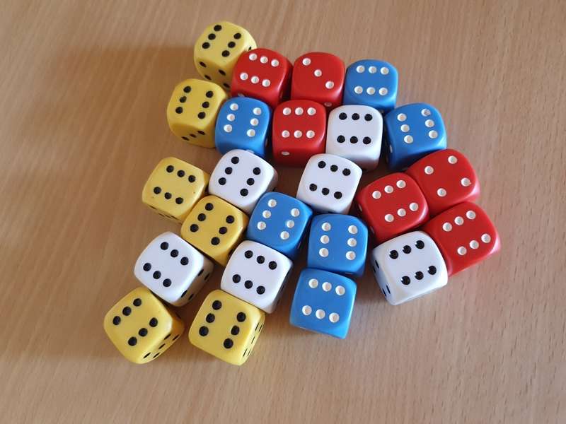 Lot of 24 Large Dice