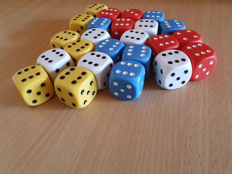 Lot of 24 Large Dice
