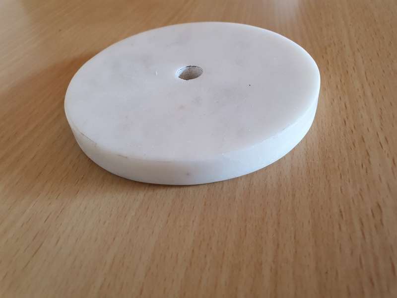 Set of 5 Round Marble Coasters