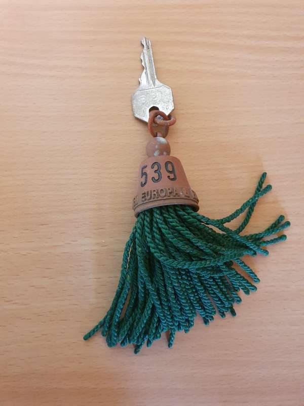 Brass Hotel Europa Keyring/Keychain