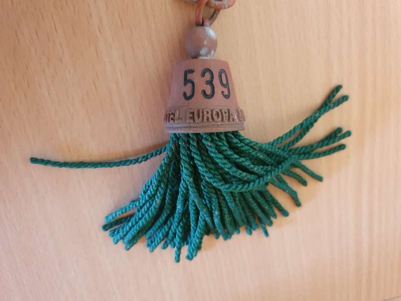 Brass Hotel Europa Keyring/Keychain