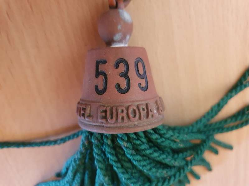 Brass Hotel Europa Keyring/Keychain