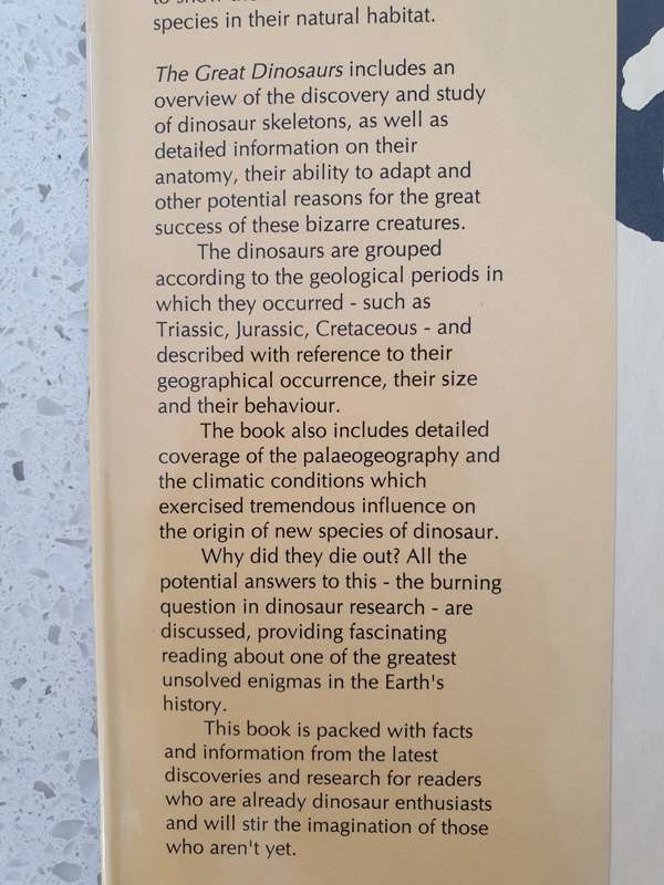 The Great Dinosaurs - From the Triassic Through Jurassic to Cretaceous (Hardcover)
