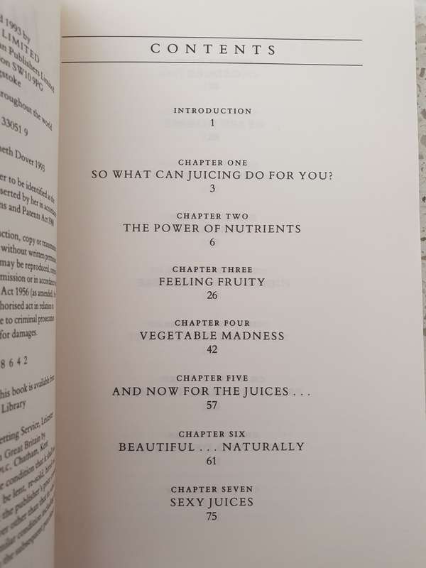 The Juice Book - Recipes for Health and Beauty: Gwyneth Dover (Paperback)