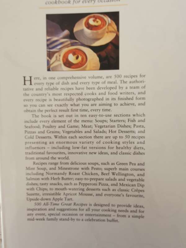 500 All-Time Great Recipes (Hardcover)
