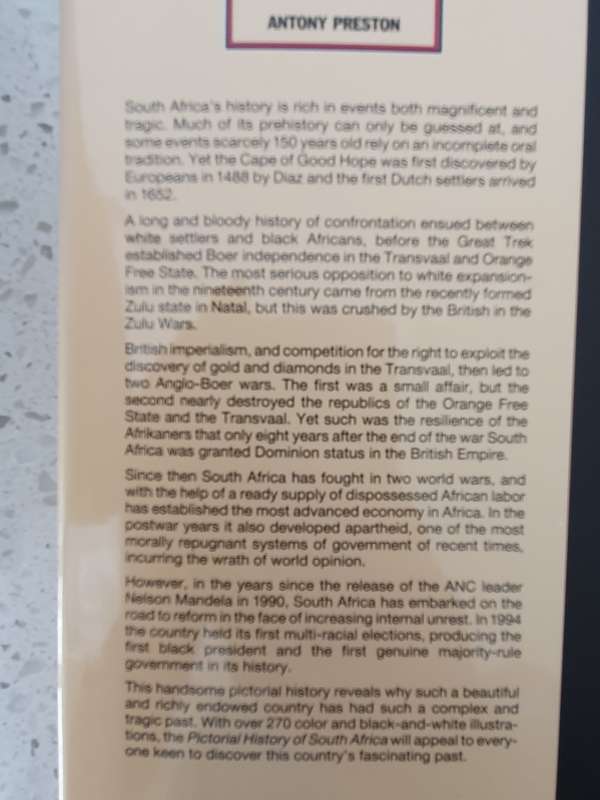 Pictorial History of South Africa: Antony Preston (Hardcover)