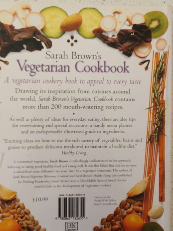 Sarah Brown`s Vegetarian Cookbook (Paperback)