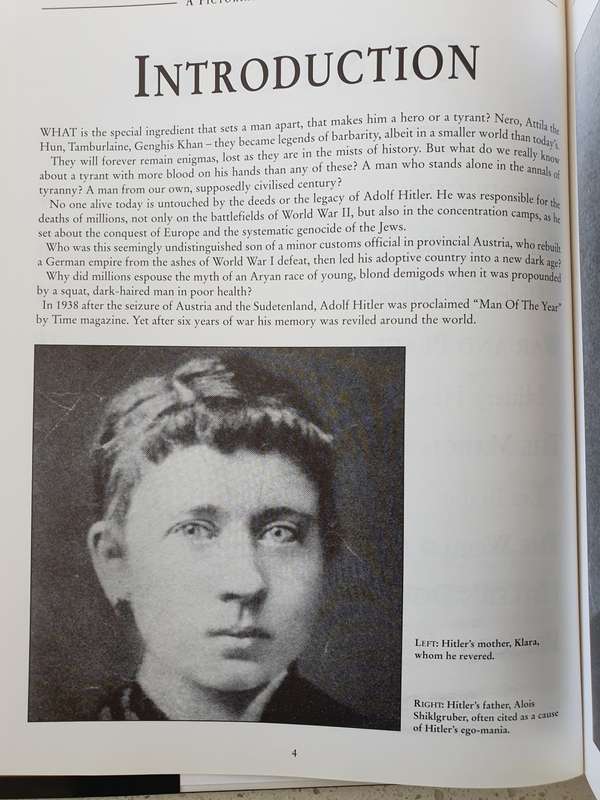 A Pictorial History of Adolf Hitler : Nigel Blundell (Hardcover)