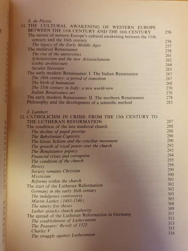 Western Europe from the Decline of Rome to The Reformation: Theo van Wyk, S.B. Spies (Hardcover)