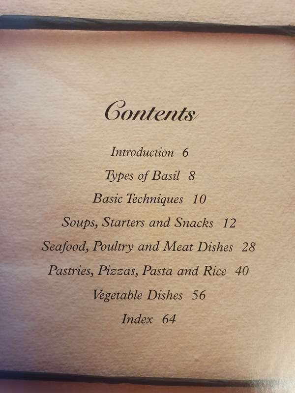 Basil - A Book of Recipes (Hardcover)