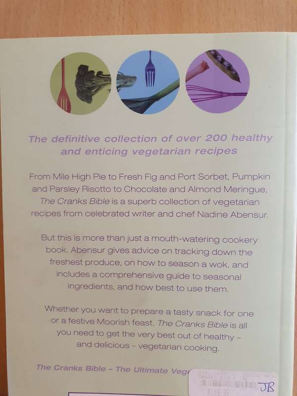 The Cranks Bible - A Timeless Collection of Vegetarian Recipes : Nadine Abensur (Paperback)