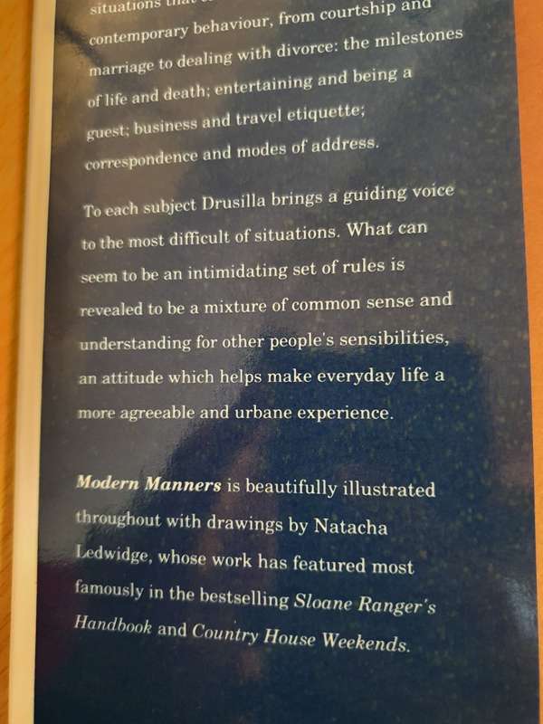 Modern Manners - The Essential Guide to Living in the 90`s : Drusilla Beyfus (Hardcover)