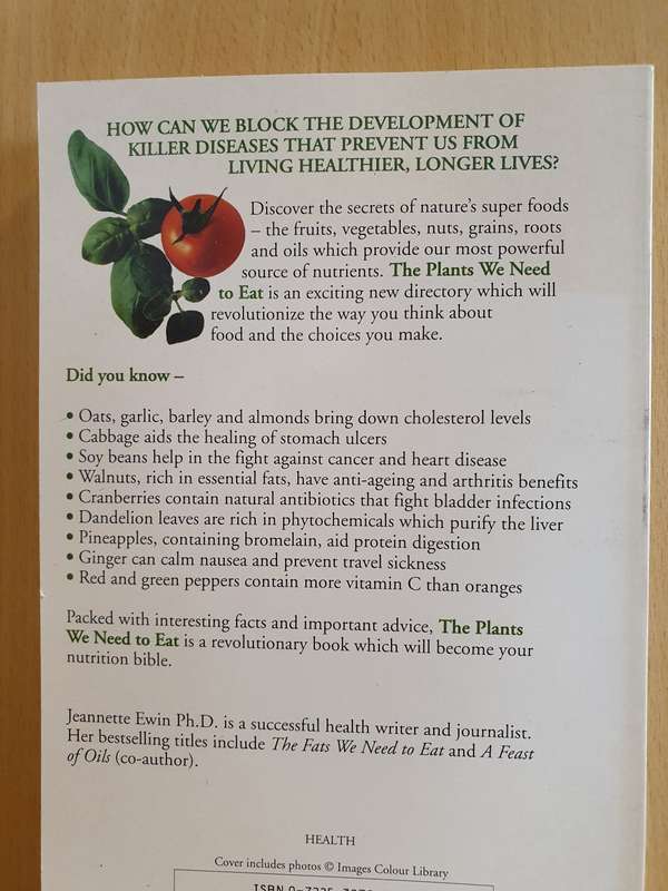 The Plants We Need to Eat: Jeanette Ewin (Paperback)