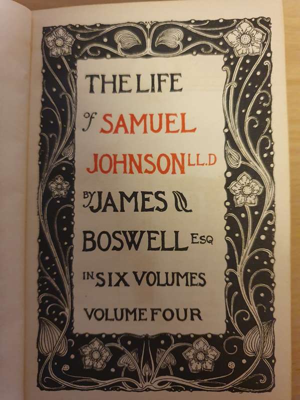 The Life of Samuel Johnson: James Boswell