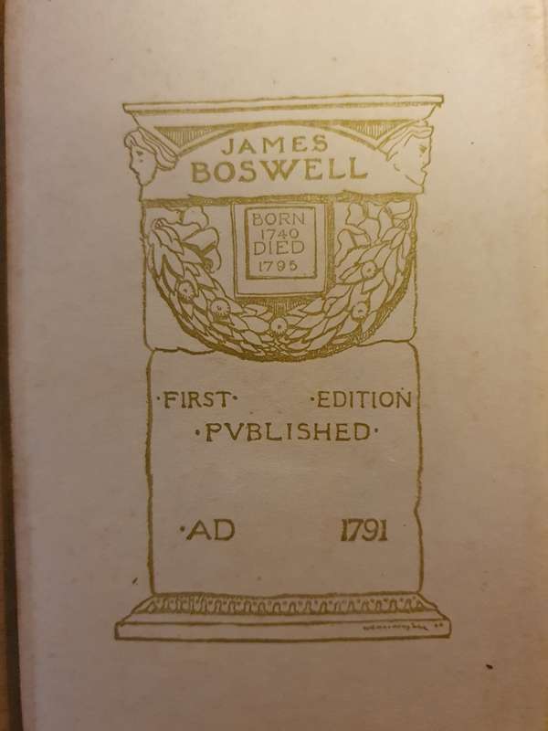 The Life of Samuel Johnson: James Boswell