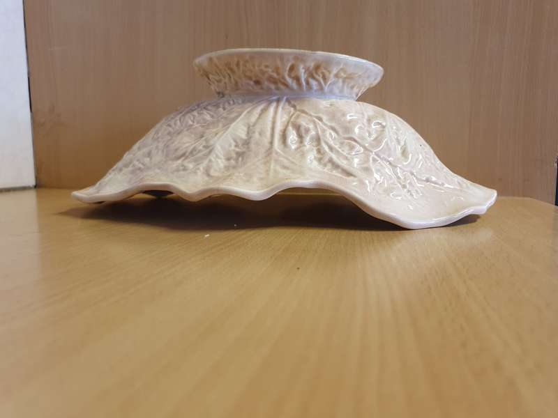 Pretty Floral Ceramic Footed Dish (32cm x 24cm height 10cm)