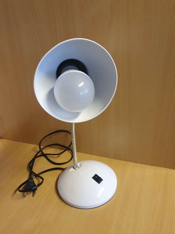 White Rotating Desk Lamp