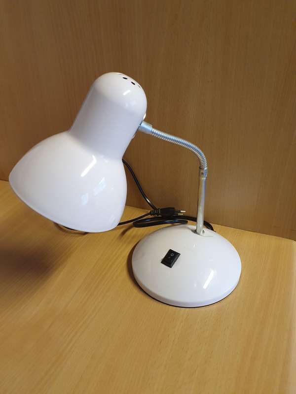 White Rotating Desk Lamp