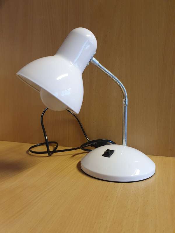 White Rotating Desk Lamp