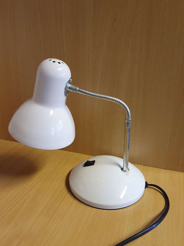 White Rotating Desk Lamp