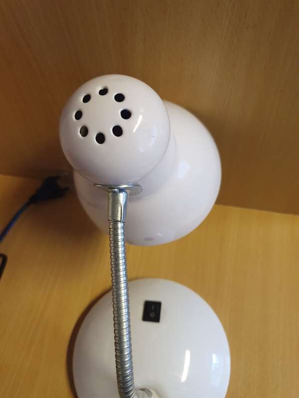 White Rotating Desk Lamp