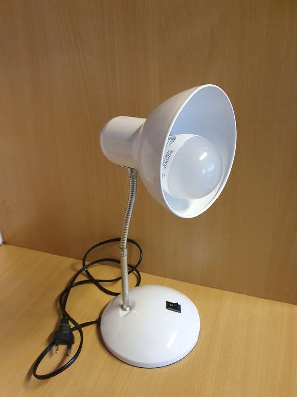 White Rotating Desk Lamp