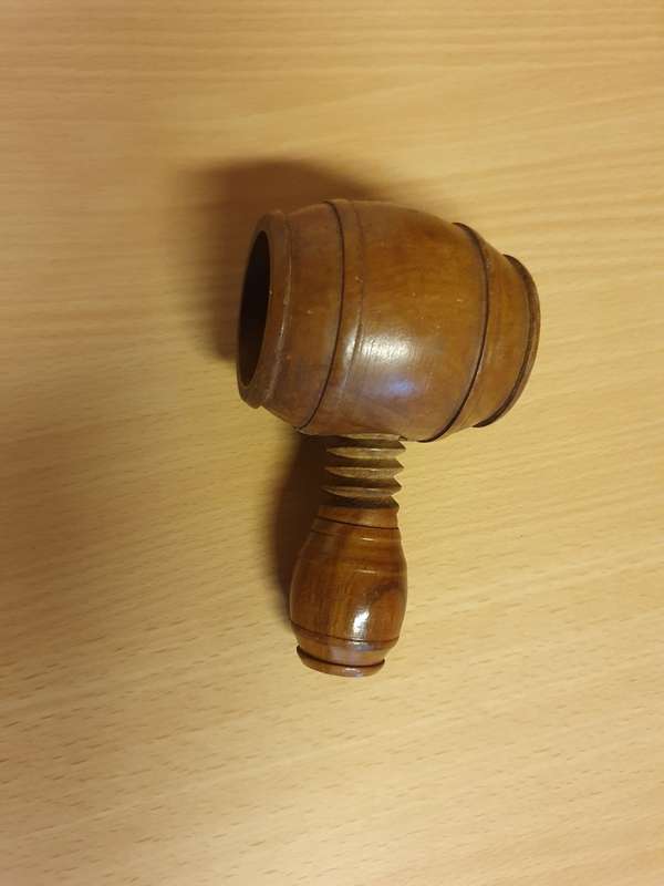 Vintage Wooden Screw Style Nutcracker