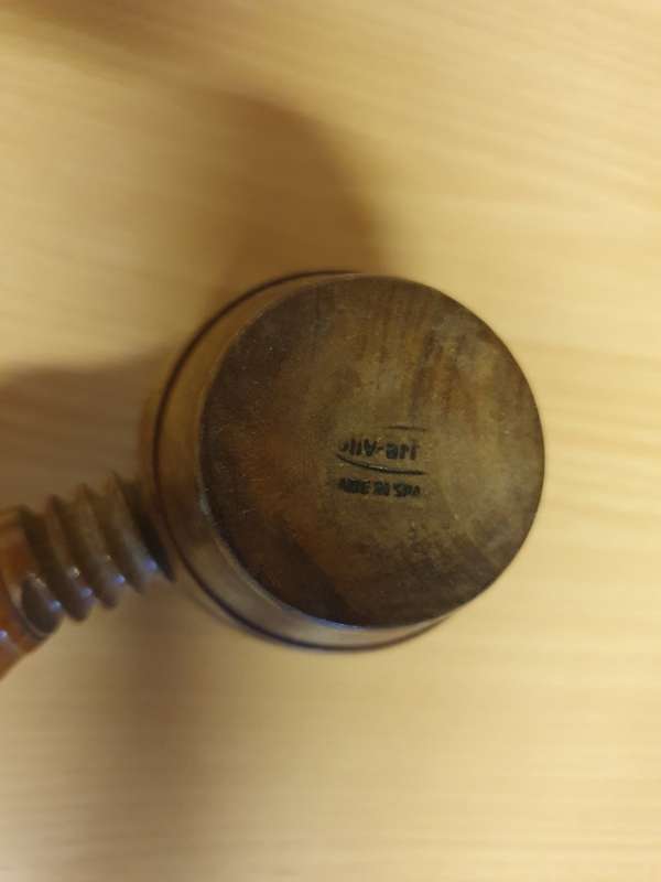 Vintage Wooden Screw Style Nutcracker