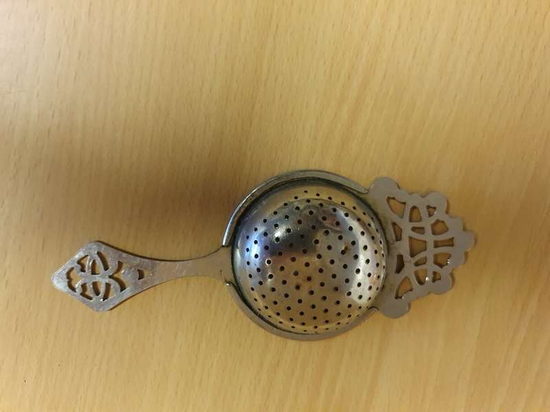 Vintage Stainless Steel Tea Strainer