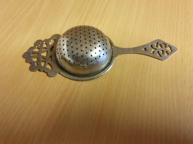 Vintage Stainless Steel Tea Strainer