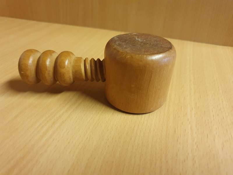 Vintage Wooden Screw Style Nutcracker