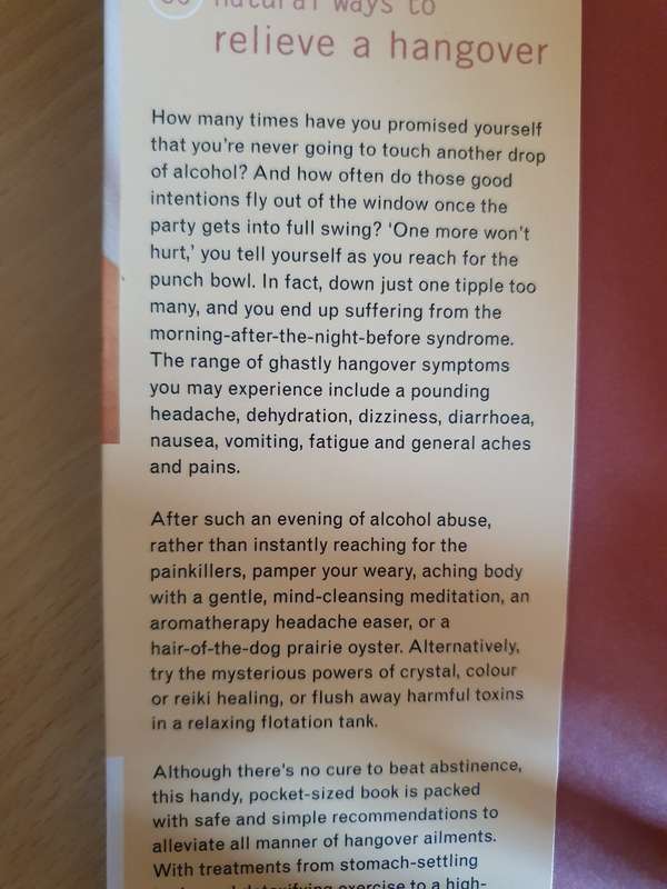 50 Natural Ways to Relieve a Hangover: Raje Airey (Paperback)