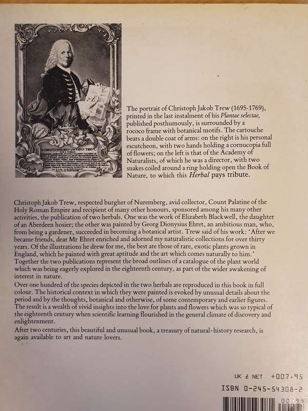 The Herbal of The Count Palatine: Christoph Jakob Trew