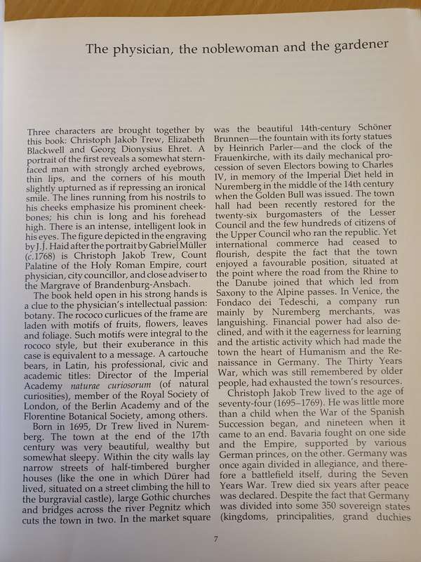 The Herbal of The Count Palatine: Christoph Jakob Trew
