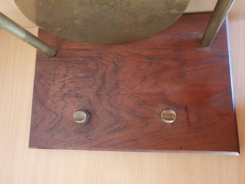 Vintage Brass & Wooden Gong