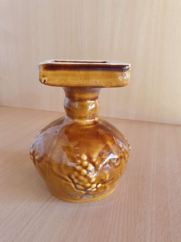 Vintage Ceramic Vase - height 14cm width 14cm