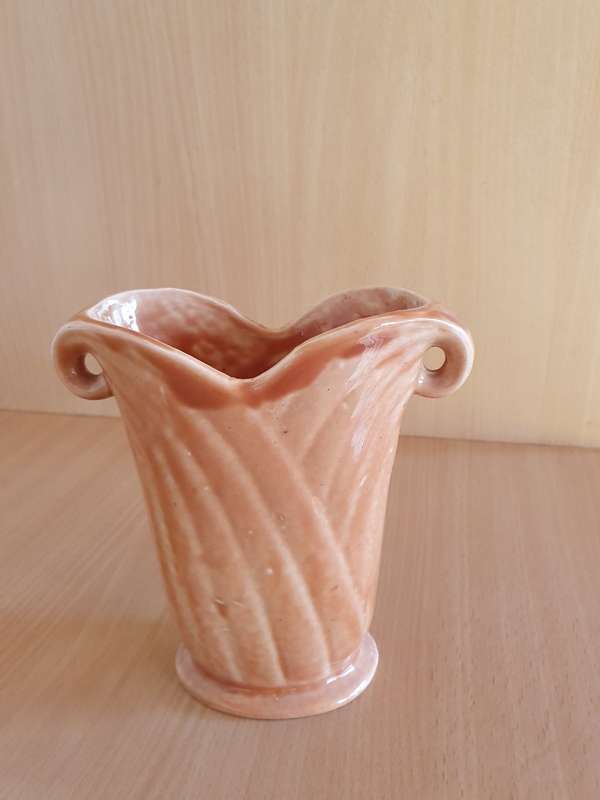 Vintage Ceramic Vase - 14cm x 6cm height 15cm