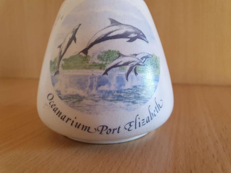 Souvenir Ceramic Vase - Oceanarium - Port Elizabeth (height 9cm width 10cm)