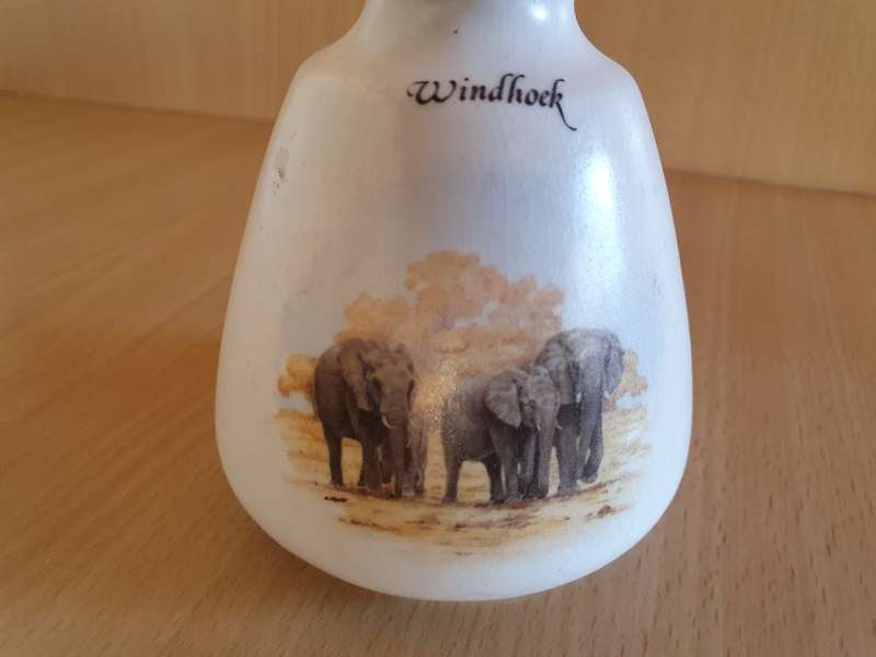 Souvenir Ceramic Vase - Windhoek (height 9cm width 10cm)