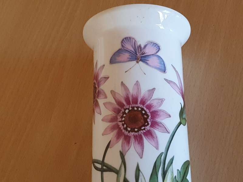 Floral Ceramic Vase - The Botanic Garden (height 17cm width 7cm)