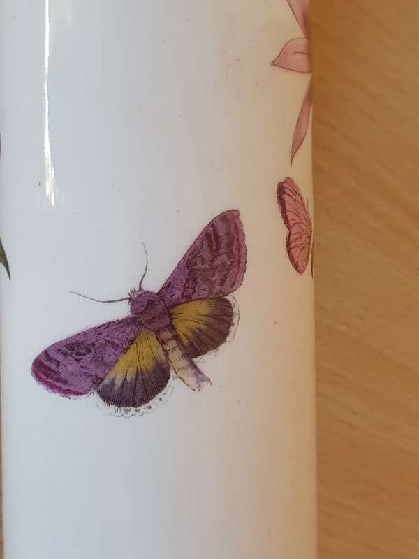 Floral Ceramic Vase - The Botanic Garden (height 17cm width 7cm)