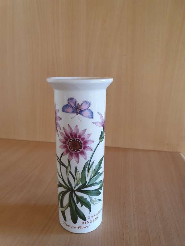 Floral Ceramic Vase - The Botanic Garden (height 17cm width 7cm)