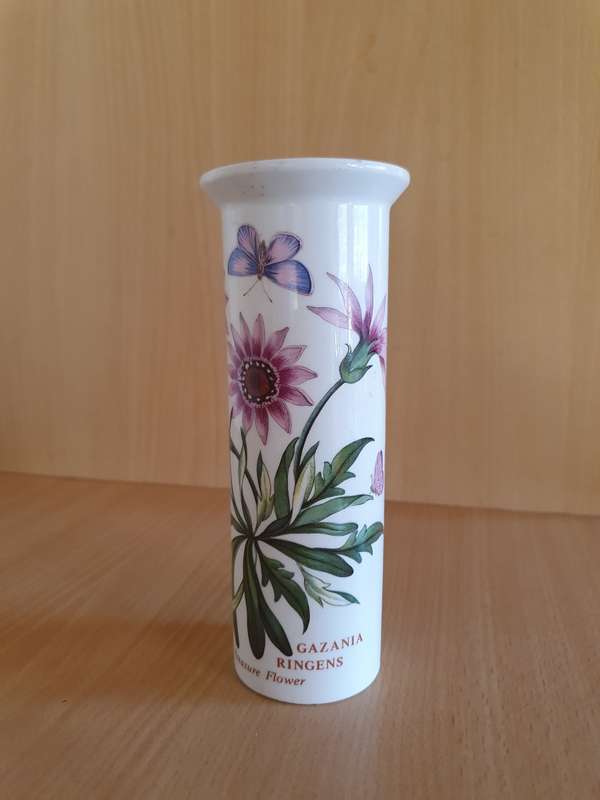 Floral Ceramic Vase - The Botanic Garden (height 17cm width 7cm)