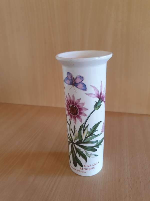 Floral Ceramic Vase - The Botanic Garden (height 17cm width 7cm)
