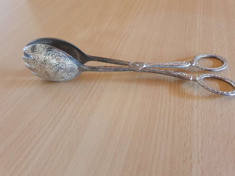 Silver Plated Salad Servers