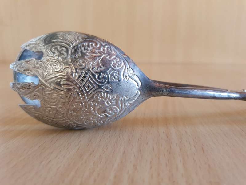 Silver Plated Salad Servers
