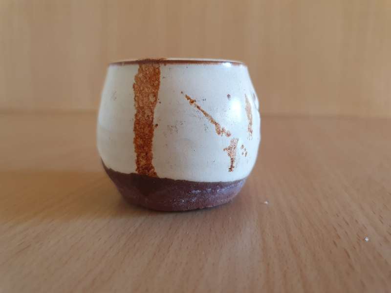 Miniature Terracotta Vase/Planter - width 5cm height 5cm